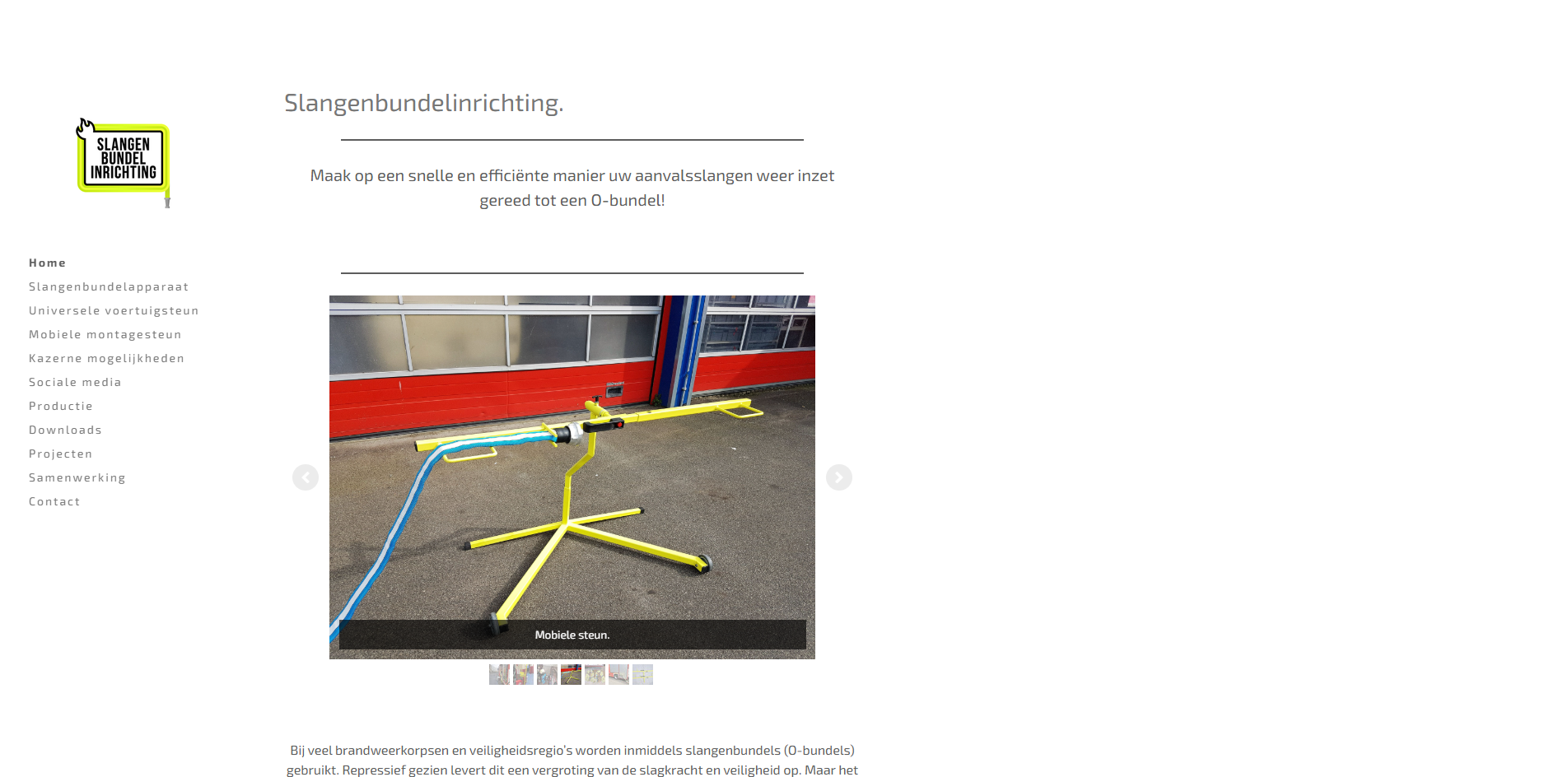 Voor: oude website